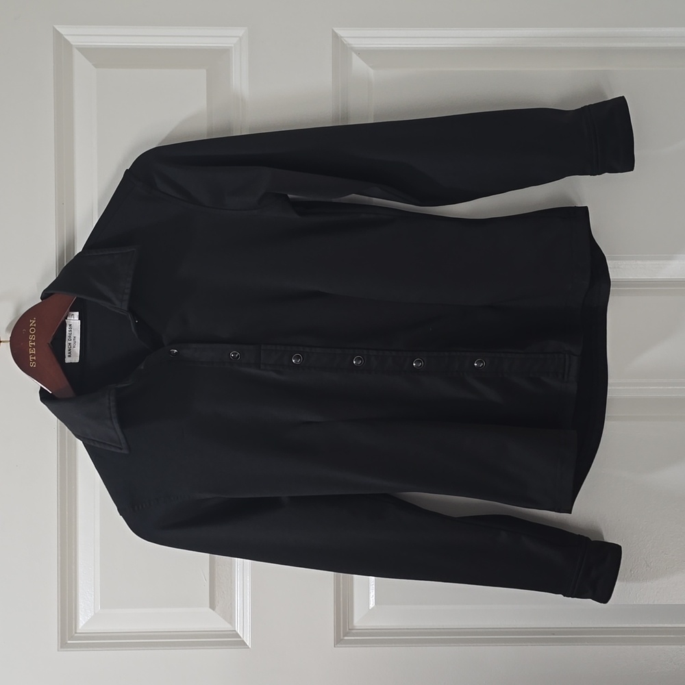 Ranch Dressn Western Rodeo Shirt Youth Size L Black